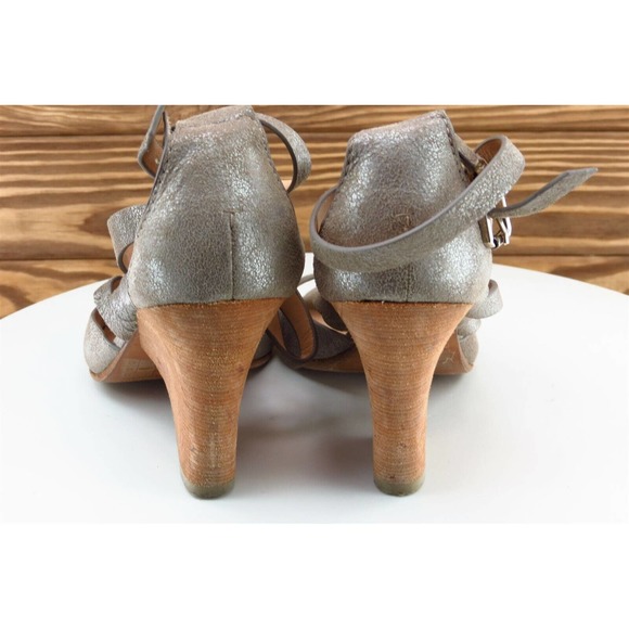 Bella Sz 7.5 M Brown‎ Ankle Strap Leather Women Sandals - Picture 5 of 8